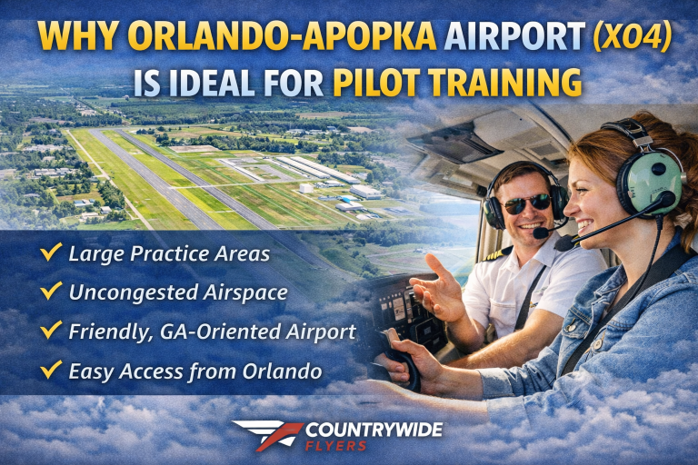 Why Orlando-Apopka Airport (X04) Is Ideal for Pilot Training
