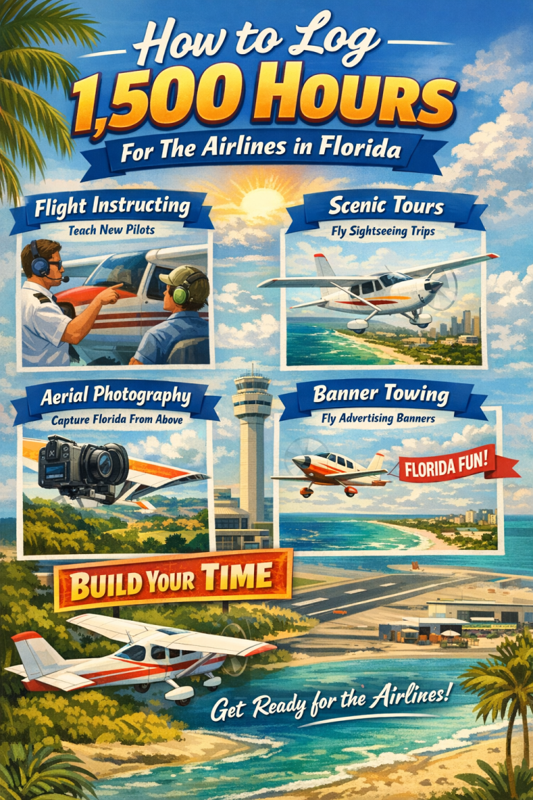 How to Log 1,500 Hours for the Airlines in Florida